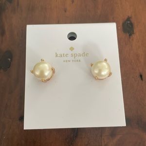 Kate Spade pearl stud earrings